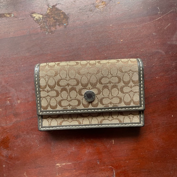 Coach signature jacquard small wallet - Picture 6 of 10